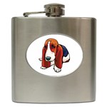 Basset Hound Hip Flask (6 oz)