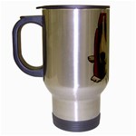 Basset Hound Travel Mug (Silver Gray)