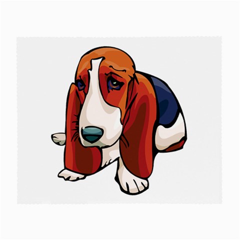 Basset Hound Glasses Cloth from ArtsNow.com Front