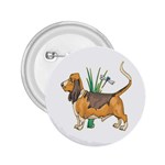 Basset Hound 2.25  Button