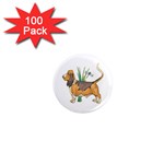 Basset Hound 1  Mini Magnet (100 pack) 