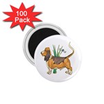 Basset Hound 1.75  Magnet (100 pack) 