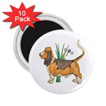 Basset Hound 2.25  Magnet (10 pack)