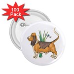 Basset Hound 2.25  Button (100 pack)