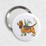 Basset Hound 2.25  Handbag Mirror