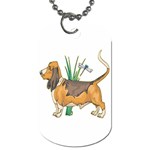 Basset Hound Dog Tag (One Side)