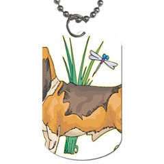 Basset Hound Dog Tag (Two Sides) from ArtsNow.com Back