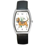 Basset Hound Barrel Style Metal Watch