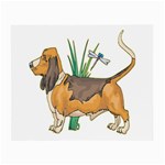 Basset Hound Glasses Cloth