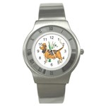 Basset Hound Stainless Steel Watch