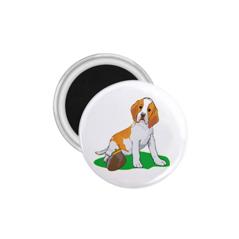 Beagle 1.75  Magnet from ArtsNow.com Front