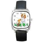 Beagle Square Metal Watch