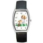 Beagle Barrel Style Metal Watch