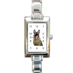 Belgian Malinios Rectangular Italian Charm Watch