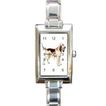 Bloodhound Rectangular Italian Charm Watch