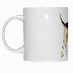 Bloodhound White Mug from ArtsNow.com Left