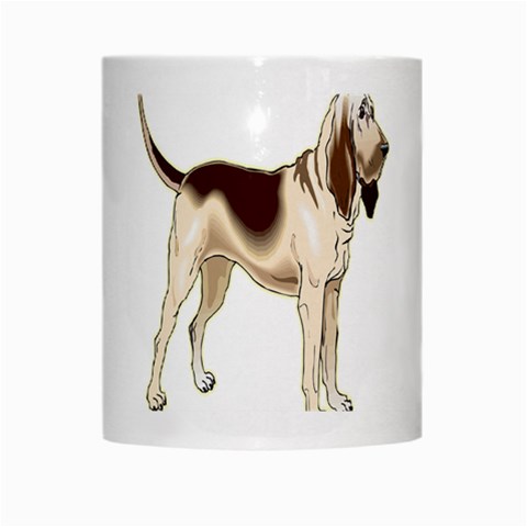 Bloodhound White Mug from ArtsNow.com Center