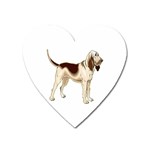 Bloodhound Magnet (Heart)