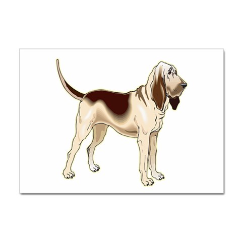 Bloodhound Sticker A4 (10 pack) from ArtsNow.com Front