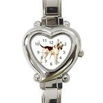 Bloodhound Heart Italian Charm Watch