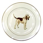 Bloodhound Porcelain Plate