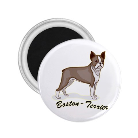 Boston Terrier 2.25  Magnet from ArtsNow.com Front