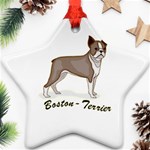 Boston Terrier Ornament (Star)