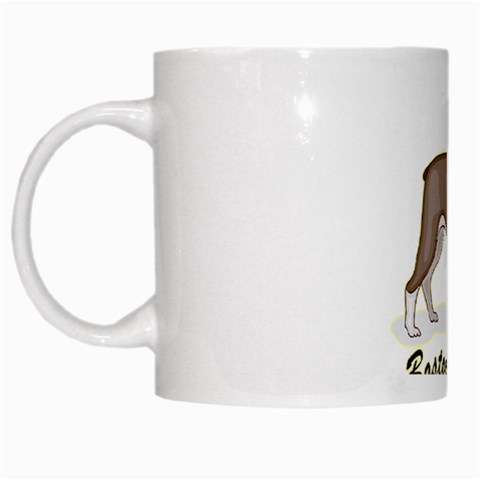 Boston Terrier White Mug from ArtsNow.com Left