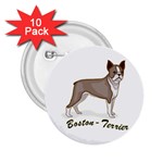 Boston Terrier 2.25  Button (10 pack)