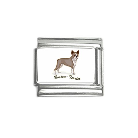 Boston Terrier Italian Charm (9mm) from ArtsNow.com Front