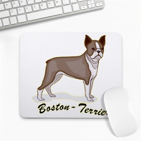 Boston Terrier Large Mousepad from ArtsNow.com Front