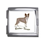 Boston Terrier Mega Link Italian Charm (18mm)