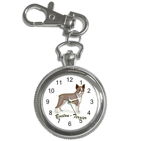 Boston Terrier Key Chain Watch from ArtsNow.com Front