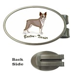 Boston Terrier Money Clip (Oval)