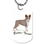 Boston Terrier Dog Tag (One Side)