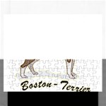 Boston Terrier Jigsaw Puzzle (Rectangular)