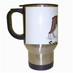 Boston Terrier Travel Mug (White)