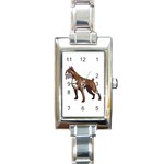 Boxer Rectangular Italian Charm Watch