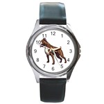 Boxer Round Metal Watch