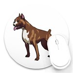 Boxer Round Mousepad