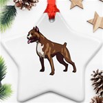 Boxer Ornament (Star)