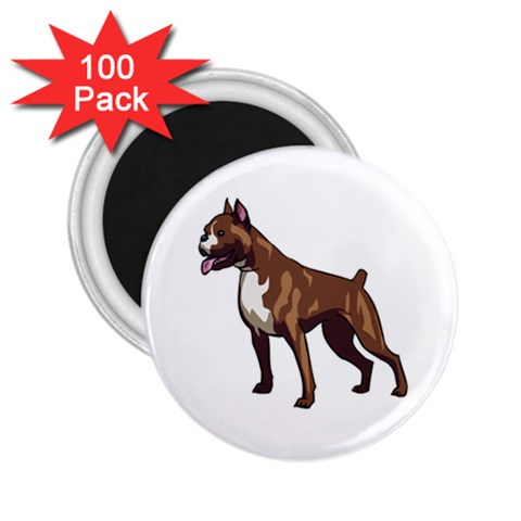 Boxer 2.25  Magnet (100 pack)  from ArtsNow.com Front