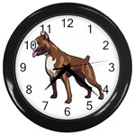 Boxer Wall Clock (Black)