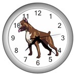 Boxer Wall Clock (Silver)