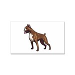 Boxer Sticker Rectangular (10 pack)