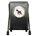 Boxer Pen Holder Desk Clock