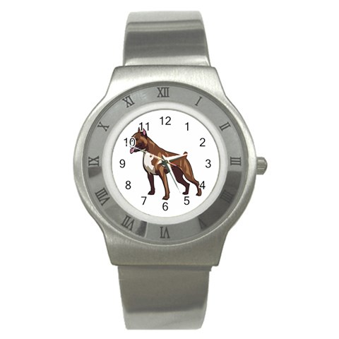 Boxer Stainless Steel Watch from ArtsNow.com Front