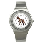 Boxer Stainless Steel Watch