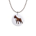 Boxer 1  Button Necklace