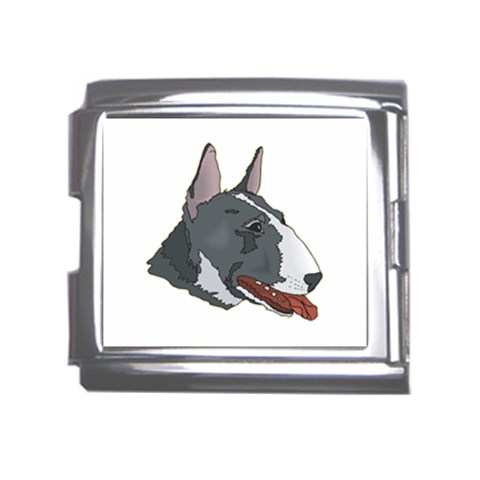 Bull Terrier Mega Link Italian Charm (18mm) from ArtsNow.com Front